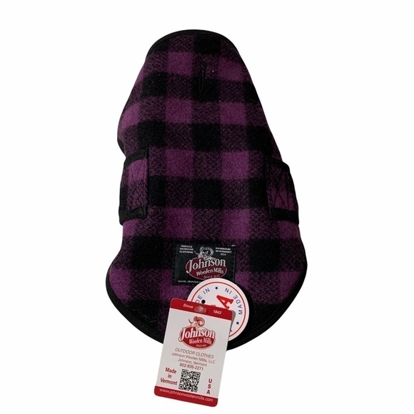 New Johnson Mills Woolen Insulated Dog jacket XXS - Picture 1 of 7